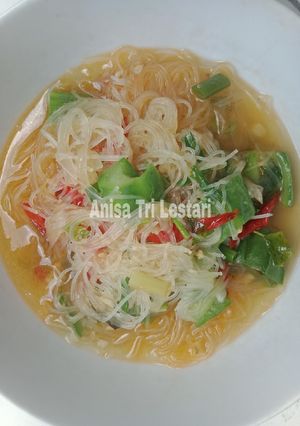 Foto resep Sayur Oyong Bihun Kuah [masakan simpel]