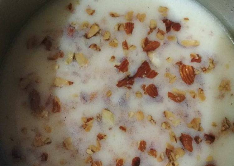 Badam tadka milk