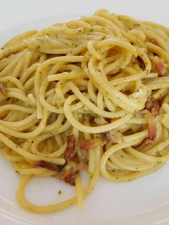 A picture of Spaghetti Carbonara.