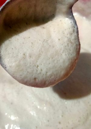A picture of Idli dosa batter Kerala style.