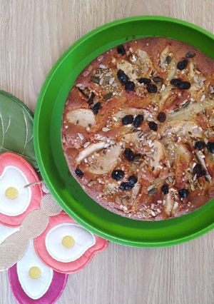 Foto di Dolce pere, mele e uvetta