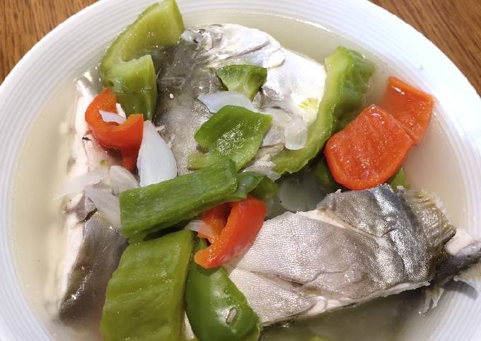 Recipe of Any-night-of-the-week Pinaryahang Isda (Bittergourd Fish)