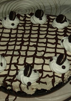 Φωτογραφία της συνταγής Cheesecake με λευκή σοκολάτα και oreo