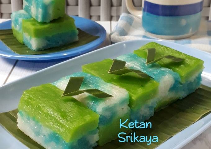 Resep 588. Ketan Srikaya A.k.a Kue Serimuka Oleh JE DeBloom - Cookpad