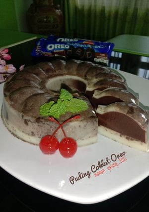 Foto resep Puding coklat oreo