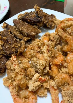酥炸豬肝蝦仁 的食譜成品照片
