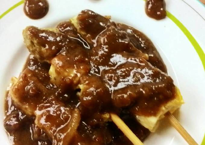 Cara Buat sate telur sambal kacang Ekonomis Untuk Dijual