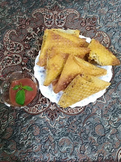 عکسی از دستور سمبوسه پیتزایی🍕🍕