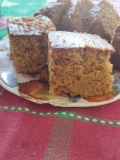 Una foto de Budín de mandarina 🍊 sin gluten