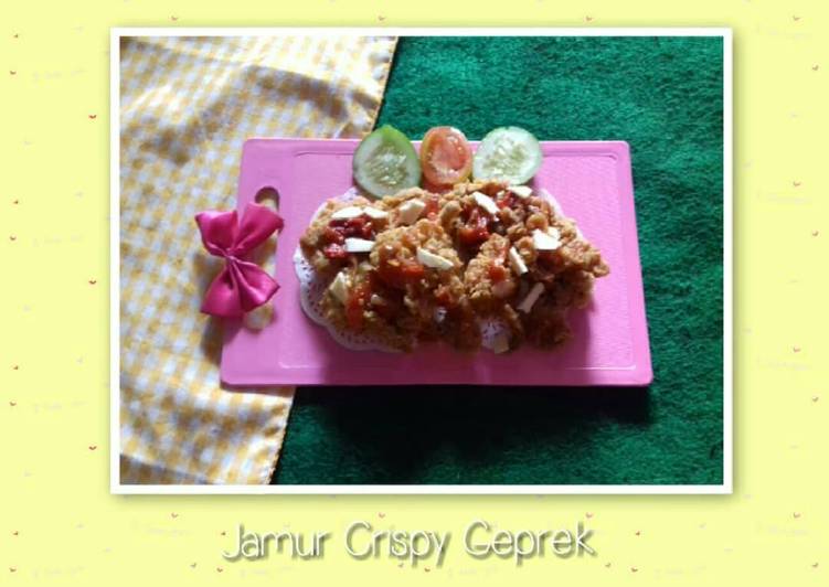Langkah Mudah untuk Menyiapkan Jamur Crispy Geprek, Sempurna