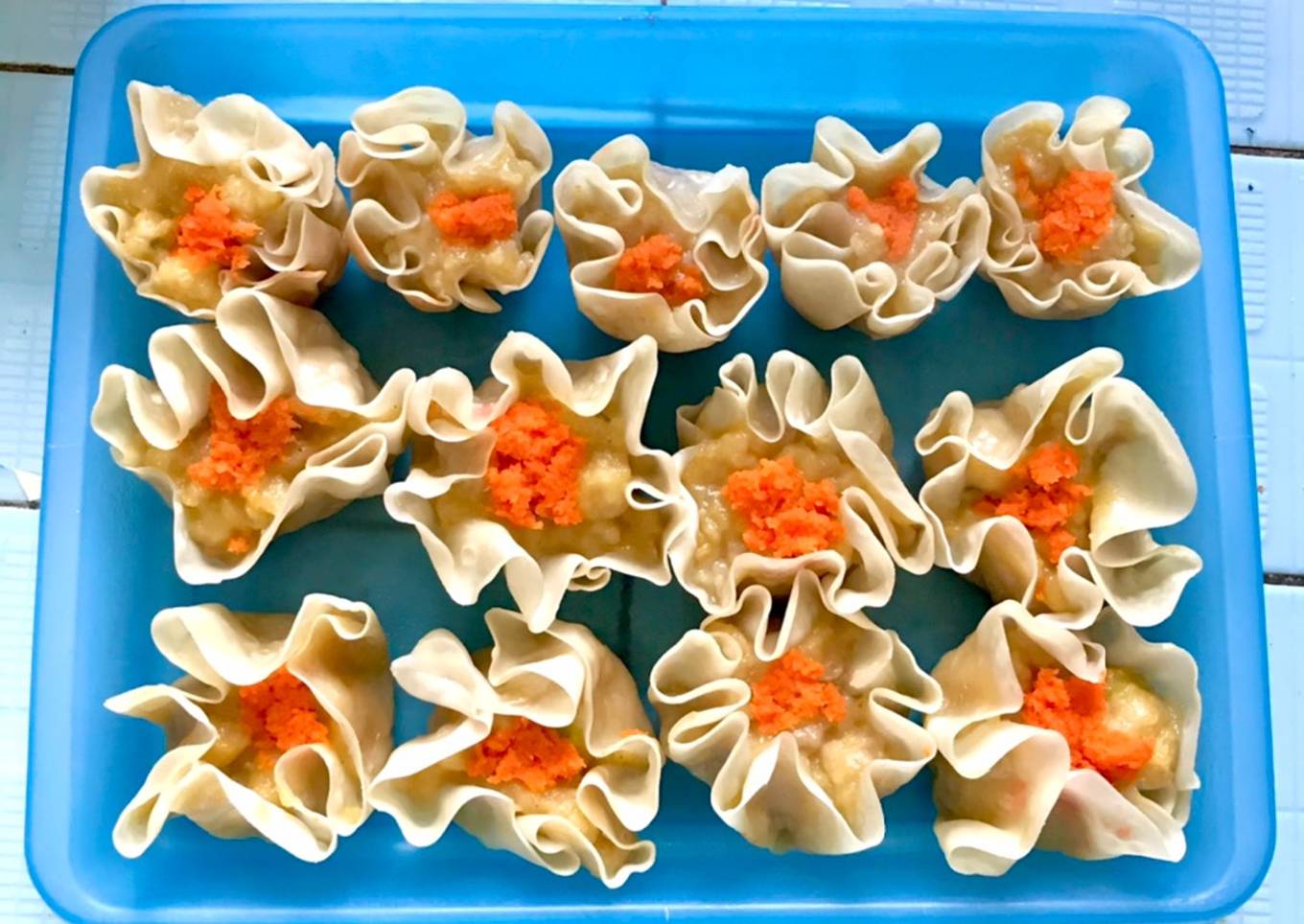 Dimsum ayam rumahan mudah enak tanpa udang