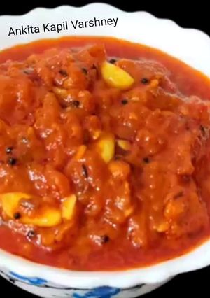 A picture of Tomato Garlic Chutney.