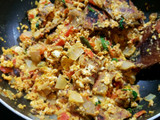 Chilli Egg chapathi scramble