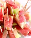 Jambon Pháp Xông Khói Cuộn Dưa Lưới