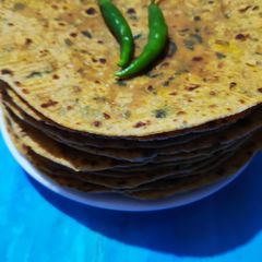 A picture of Methi na Thepla.