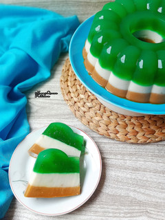 Foto resep Puding Lumut Cendol (+tips)