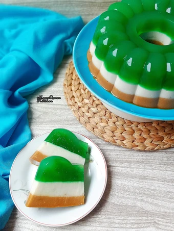 Langkah Gampang Membuat Resep Puding Lumut Cendol (+tips) yang Enak Banget Anti Ribet, Bisa Manjain Lidah