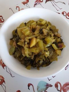 Foto resep Tumis sawi asin / sayur asin