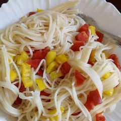 A picture of Vegetable spaghetti.