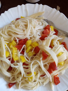 A picture of Vegetable spaghetti.