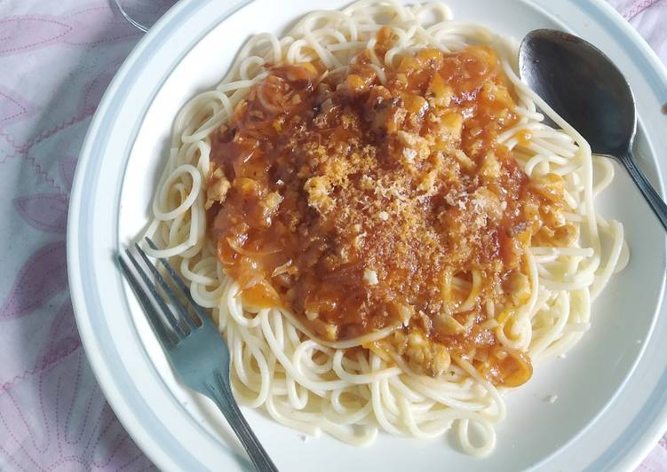 Spaghetti Ayam Bolognese