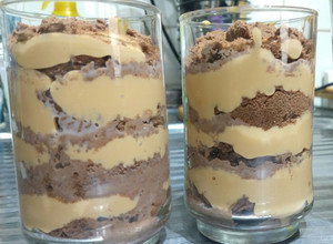 Una foto de Chocotorta en vaso