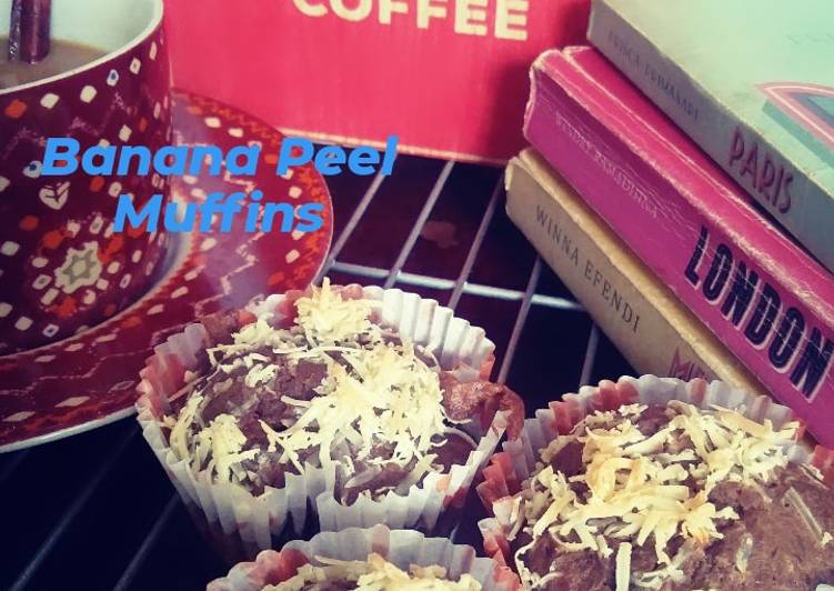 Banana Peel Muffins (Muffin Kulit Pisang)🍌