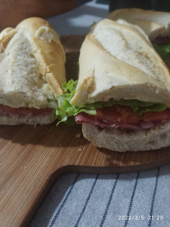 Una foto de Sándwich rápido