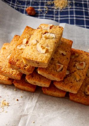 Une photo de Financiers noisettes