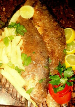 صورة لوصفة سمك 😍 🐟 🐟 بالحشوة