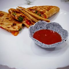 A picture of Chapati sandwiches.