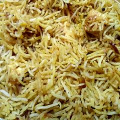 A picture of Paneer kadhai biryani.