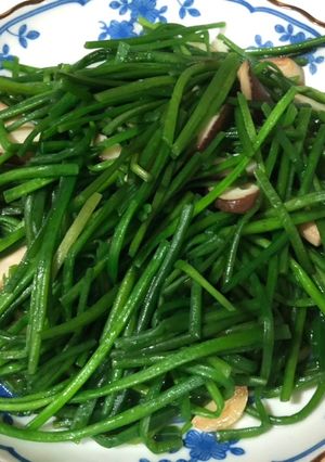 炒水蓮 的食譜成品照片