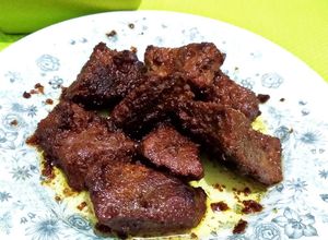 Foto resep Daging Goreng Maroko ala Tasyi (versi keto)