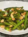 Spicy Green Beans with Dry Roasted Peanuts