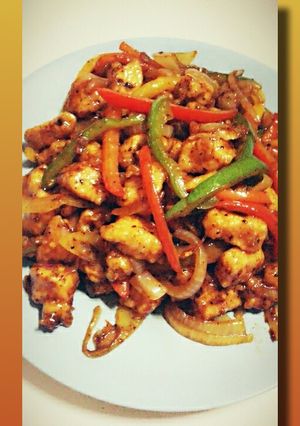 Foto resep Chicken Paprika Black Pepper Sauce
