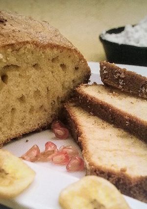 Una foto de Plum cake de plátano y mantequilla