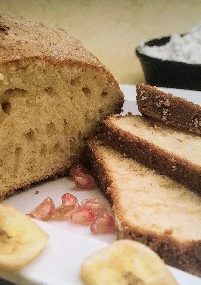 Una foto de Plum cake de plátano y mantequilla