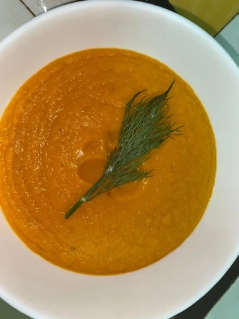 Recipe Red Yam Potato Cream Soup which Delicious