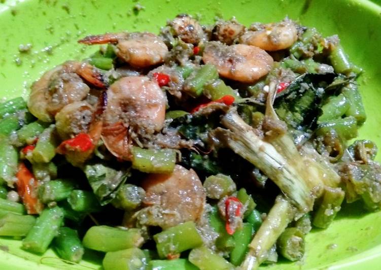 Buncis udang bumbu tauco😋😋