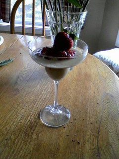 A picture of Irish Sherry Strawberry Trifle.