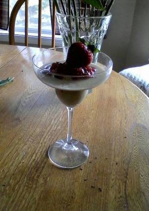 A picture of Irish Sherry Strawberry Trifle.