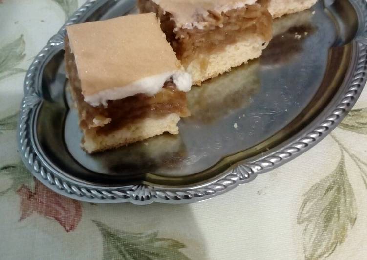 Almás habos kocka