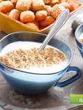 Salep and cinnamon hot drink - sahlab