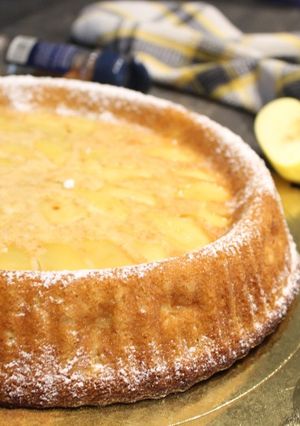 Foto di Torta mele crema e cannella