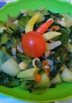 Foto resep 28. Tumis Pokcoy (sawi sendok) Simple lezat