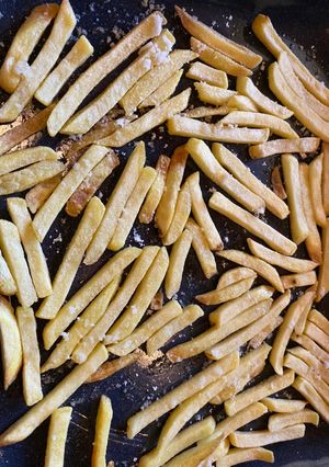 Una foto de Papas fritas (No fritas)