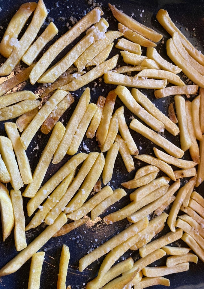 Una foto de Papas fritas (No fritas)