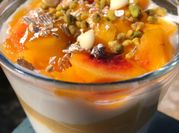 Une photo de nectarine chocolats