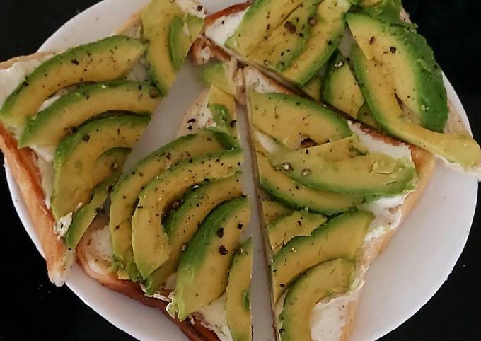 Recipe of Favorite Cheese &amp; Avocado on Toast 😀#Mysterybox#Breakfast#Seasonal